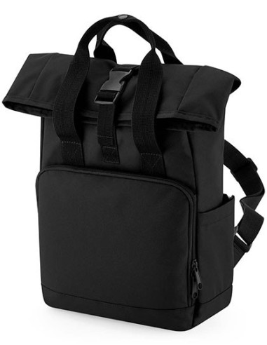 B-BG118S-Recycled Mini Twin Handle Roll-Top Backpack